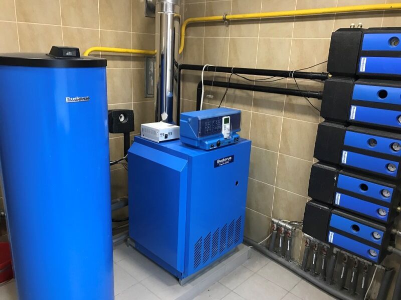 Čištění plynového kotle Buderus ve Zlíně